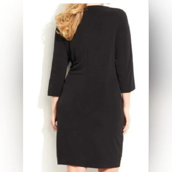 Calvin Klein Elegant Black Dress Size 8 - Picture 2 of 5